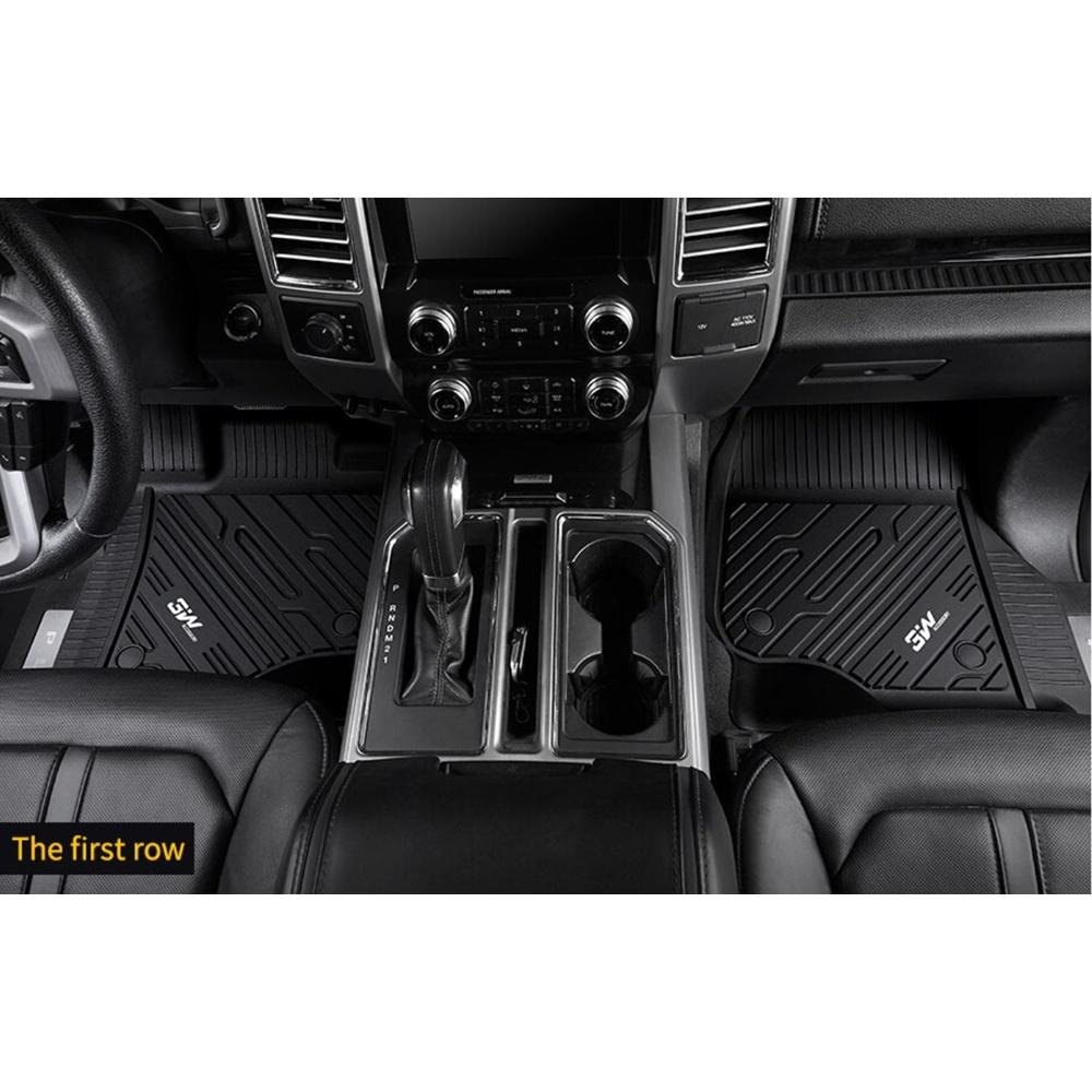 Thảm lót sàn xe ô tô Ford Explorer 2020 - đến nay Nhãn hiệu Macsim 3W chất liệu nhựa TPE đúc khuôn cao cấp