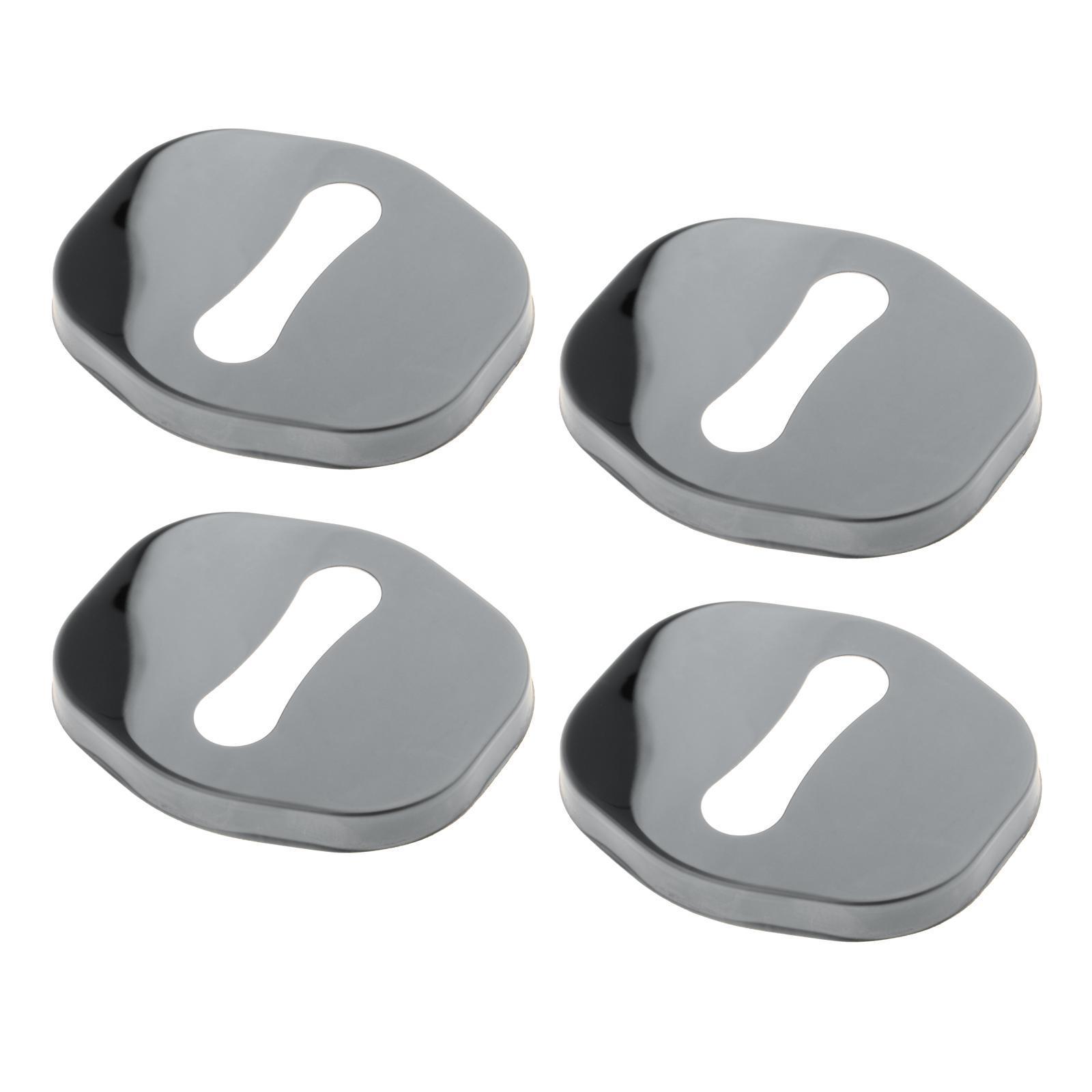 4Pcs Car Door Lock Cover Decor Metal for Byd Yuan Plus Atto 3