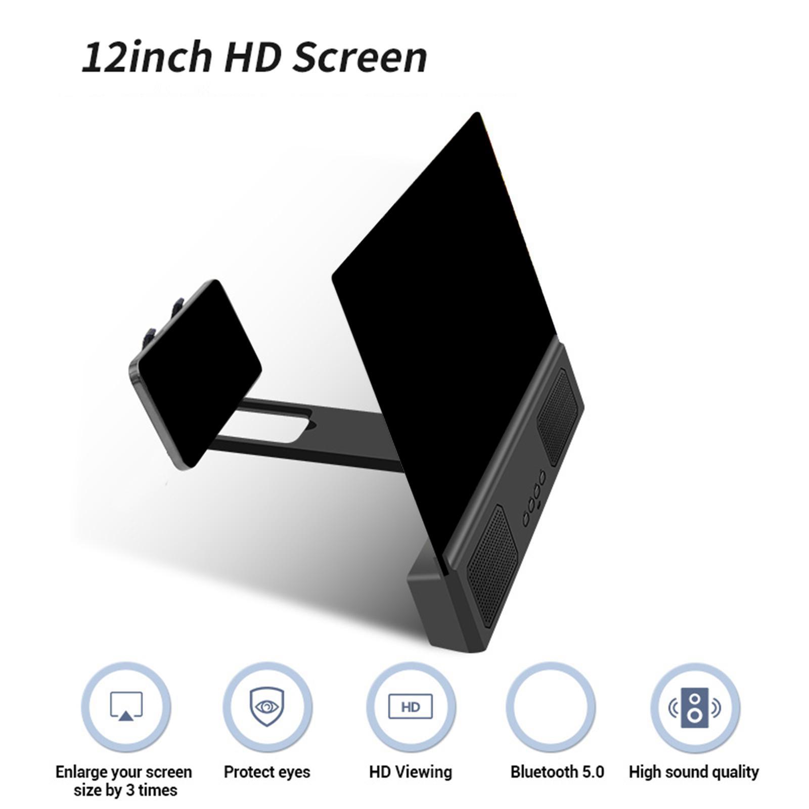 Screen Magnifying phone Speaker Retractable Stand Holder for Living Room All Smartphones