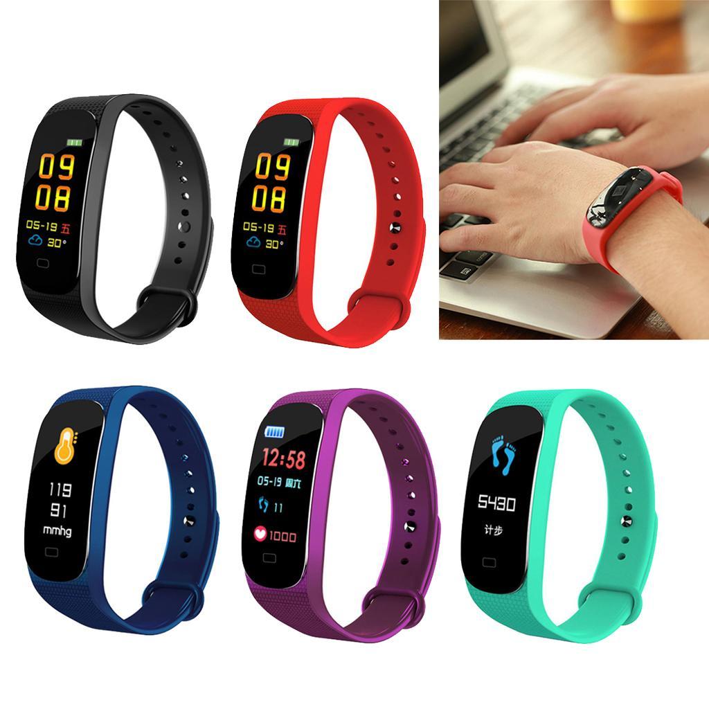 M6 Smart Color Screen Bluetooth Bracelet Heart Rate Blood Pressure