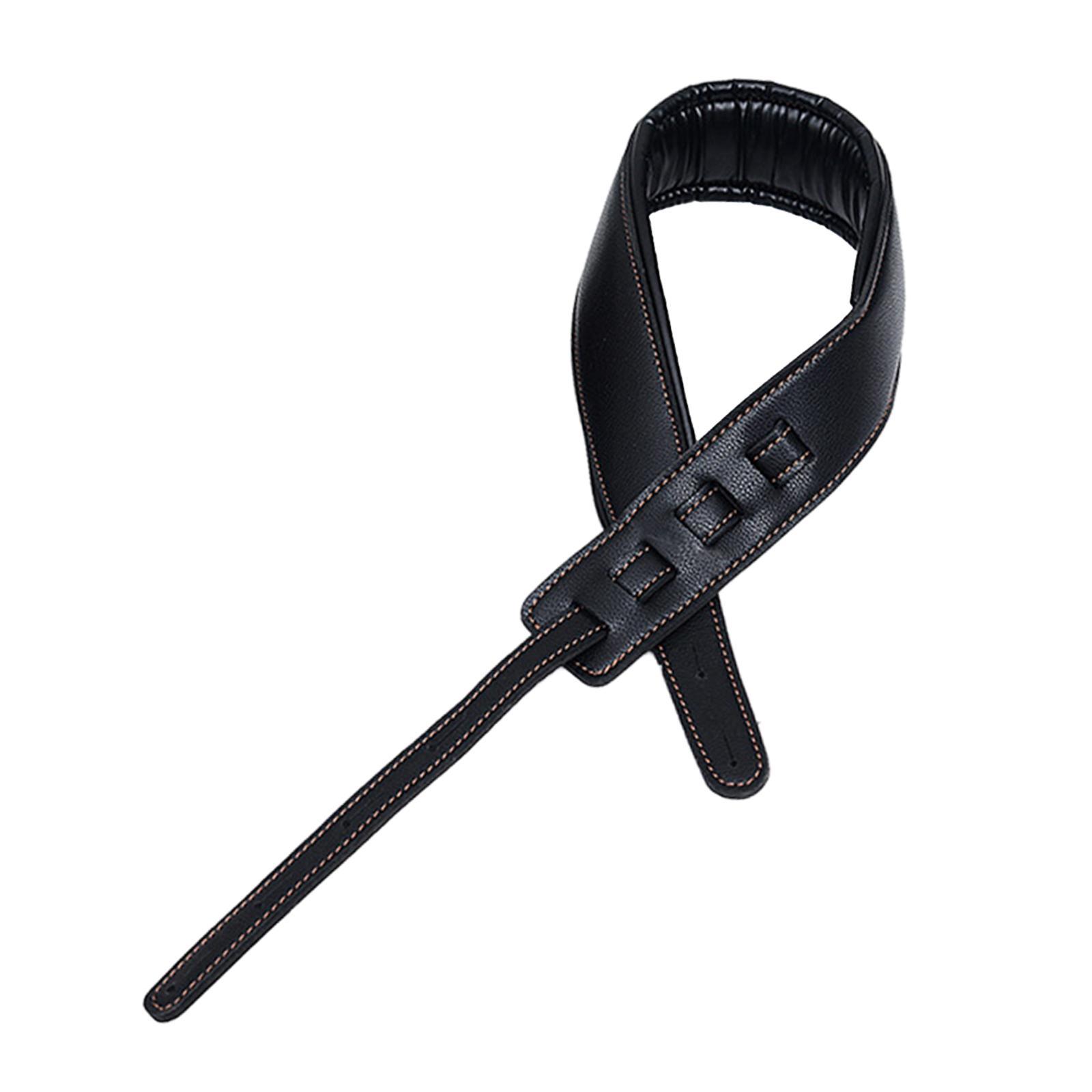 Guitar Strap Leather Soft Padded  for Acoustic Guitar Classical Guitars