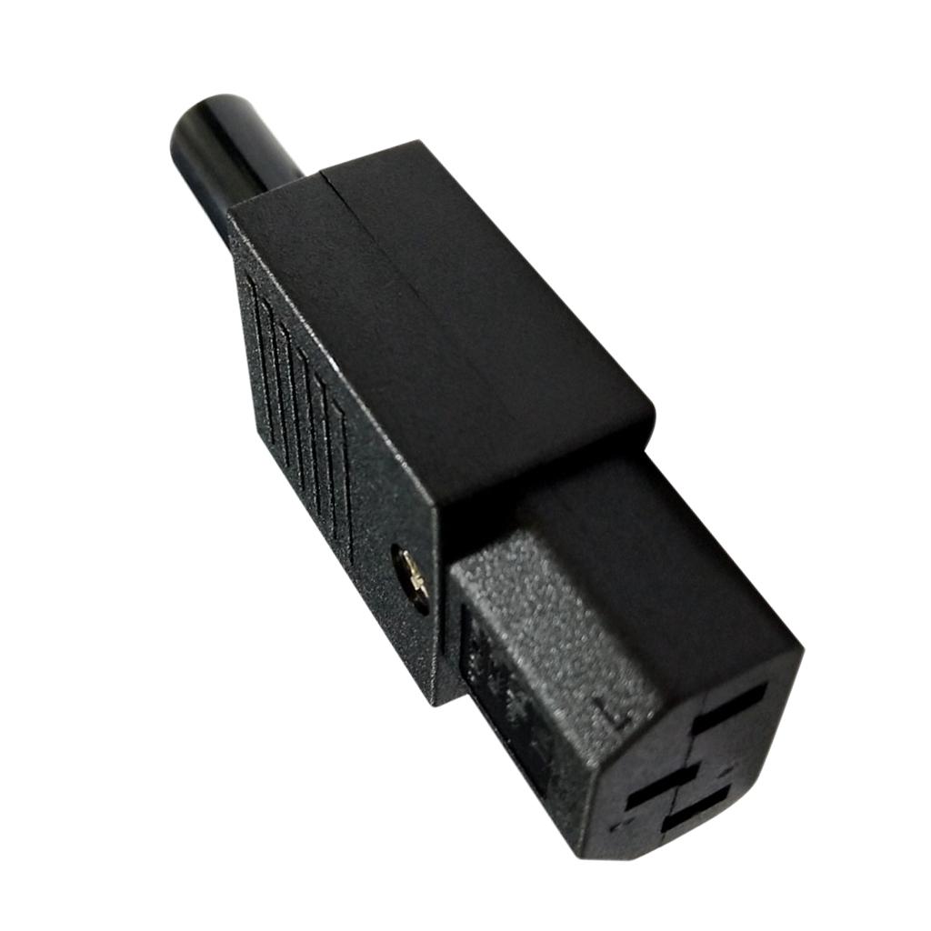 IEC320 C13 Power Supply Connector Socket Adapter Plug for IEC Power Cable,