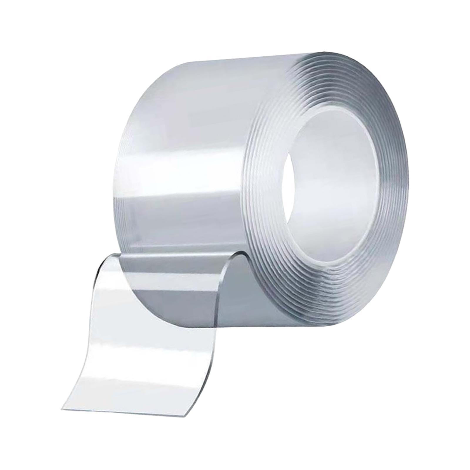 Double Sided Tape Heavy Duty, Multipurpose Removable Mounting Tape, Washable Sticky Strong Tape Strips Transparent Tape