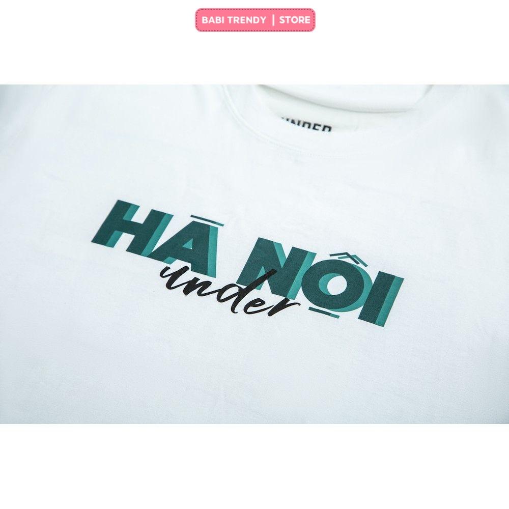 Áo Thun Tay Lỡ Hà Nội 36 phố phường áo phông Unisex Form Rộng Thoáng Chất Cotton - Babi Trendy ATC11