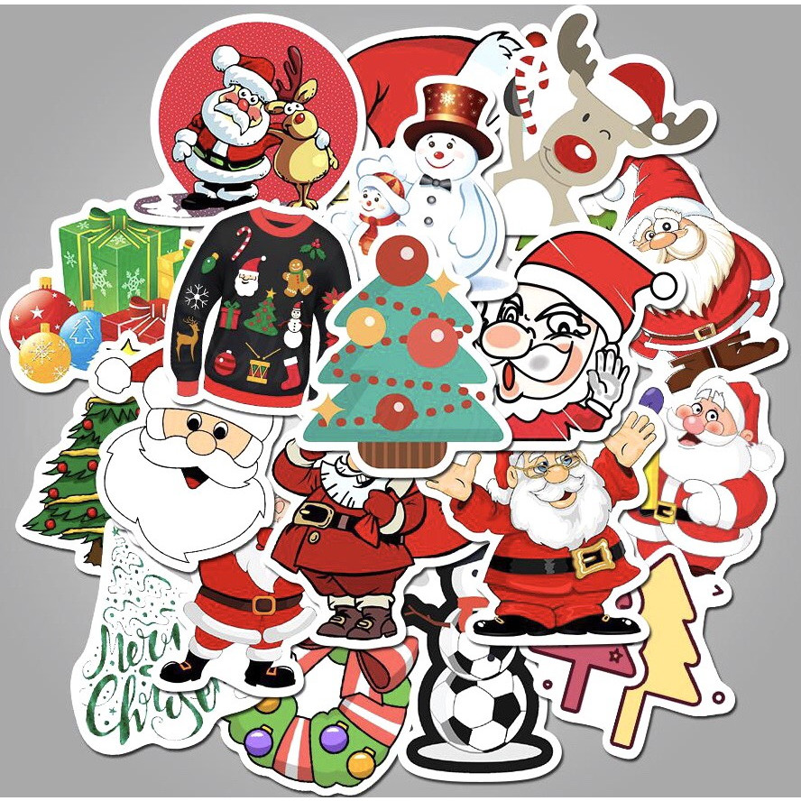 Set 30 Sticker NOEL ( mẫu ngẫu nhiên )