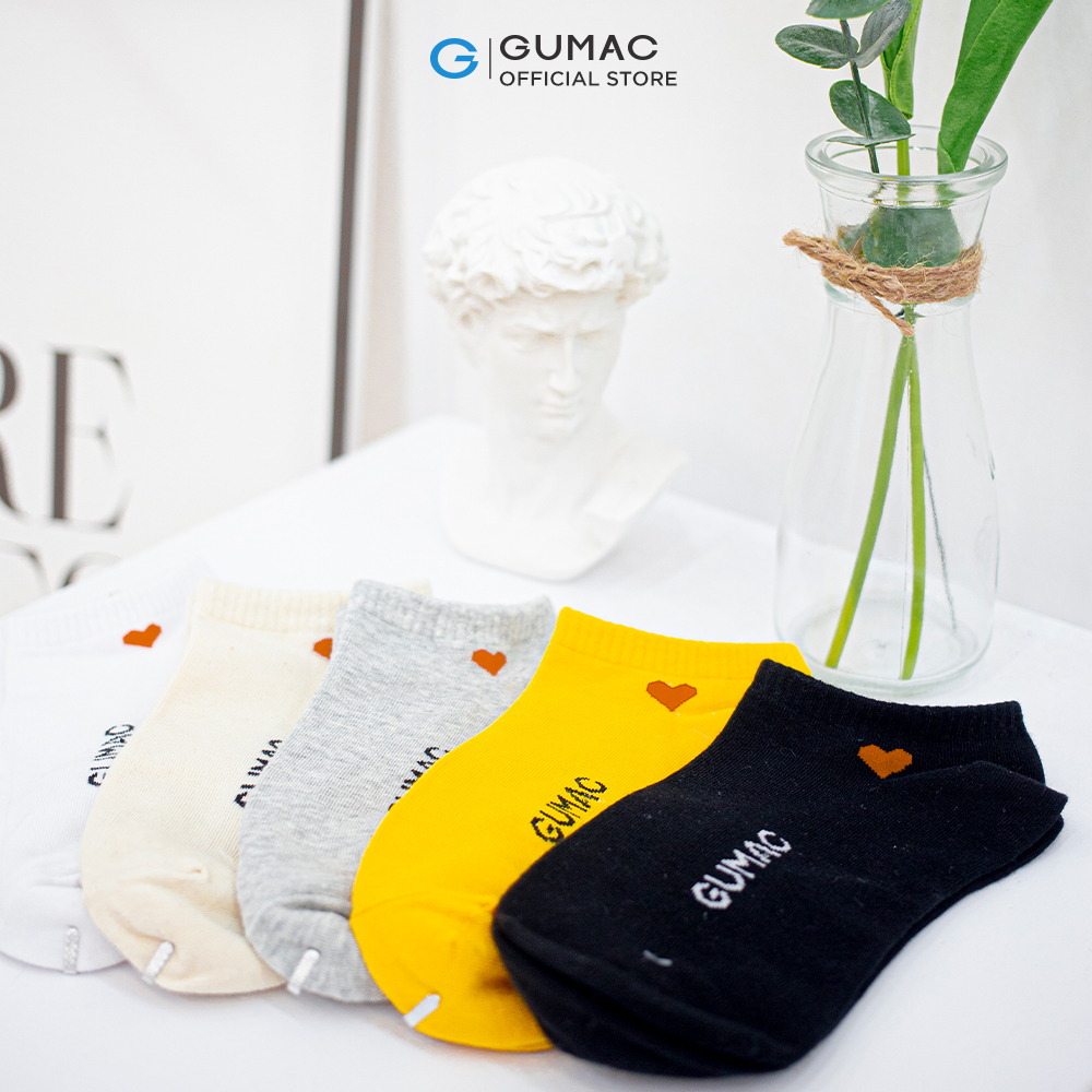 Vớ chân GUMAC TC06053 - TC06054 cổ ngắn kiểu dáng dễ thương