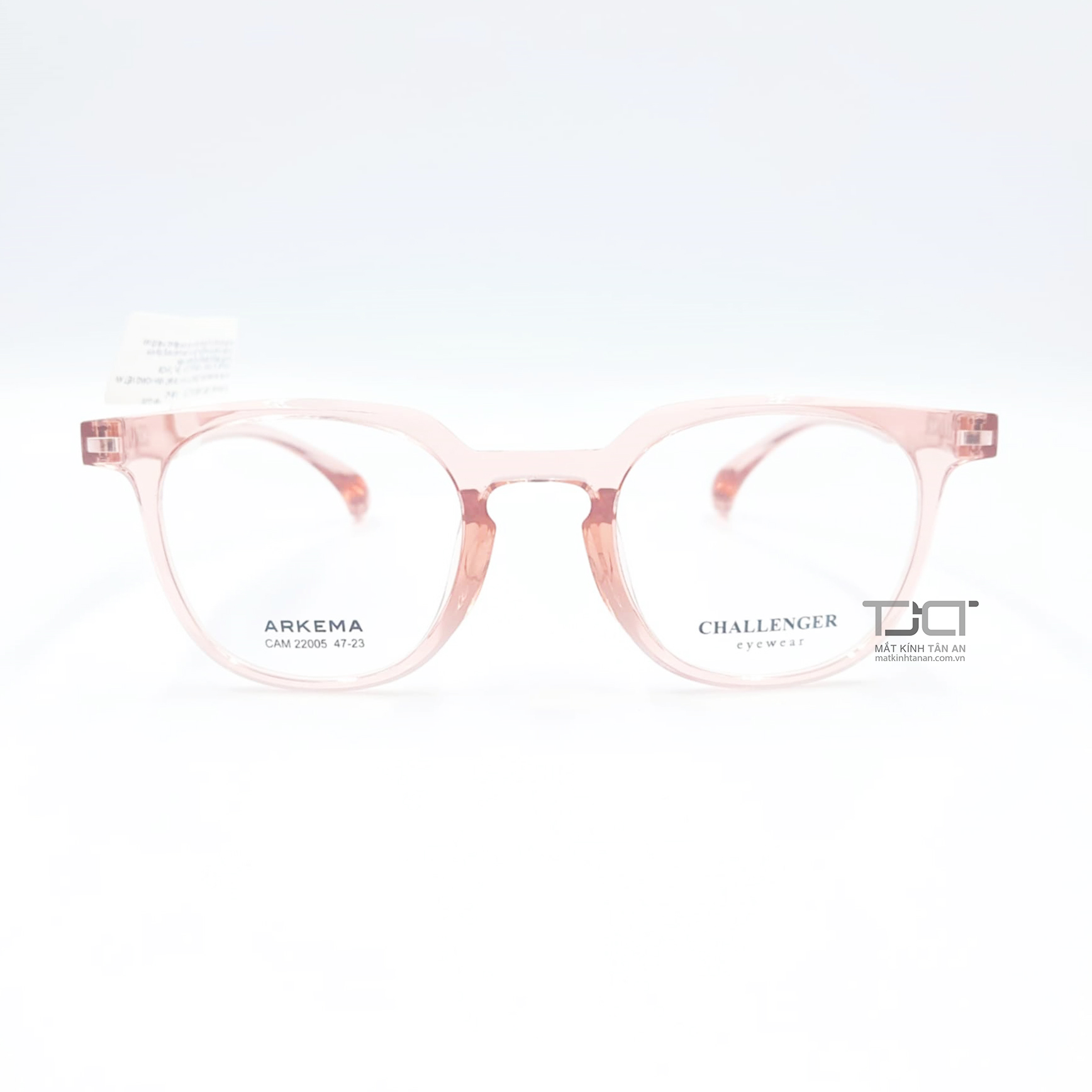 GỌNG KÍNH NAM NỮ THỜI TRANG, PHOM TRÒN, CHÍNH HÃNG CHALLENGER CAM22005