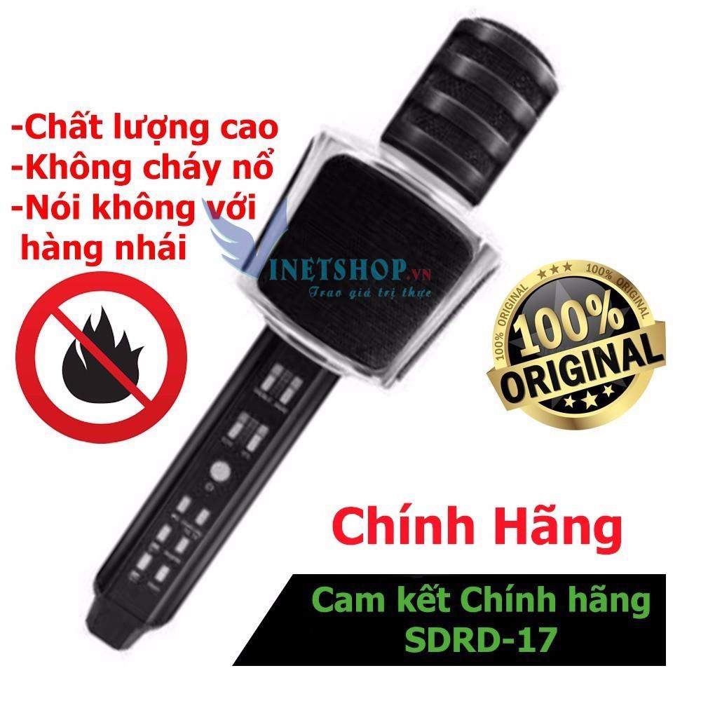 Micro Karaoke Bluetooth SDRD SD-17 Loại 1 Âm Thanh Chuẩn, Hát Hay (SDRD SD17)