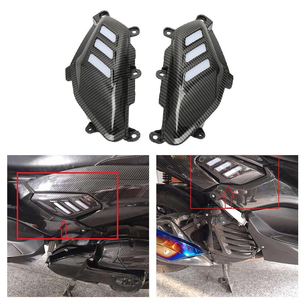 Motorcycle Rear Side Grille Guard Cover with LED For   155