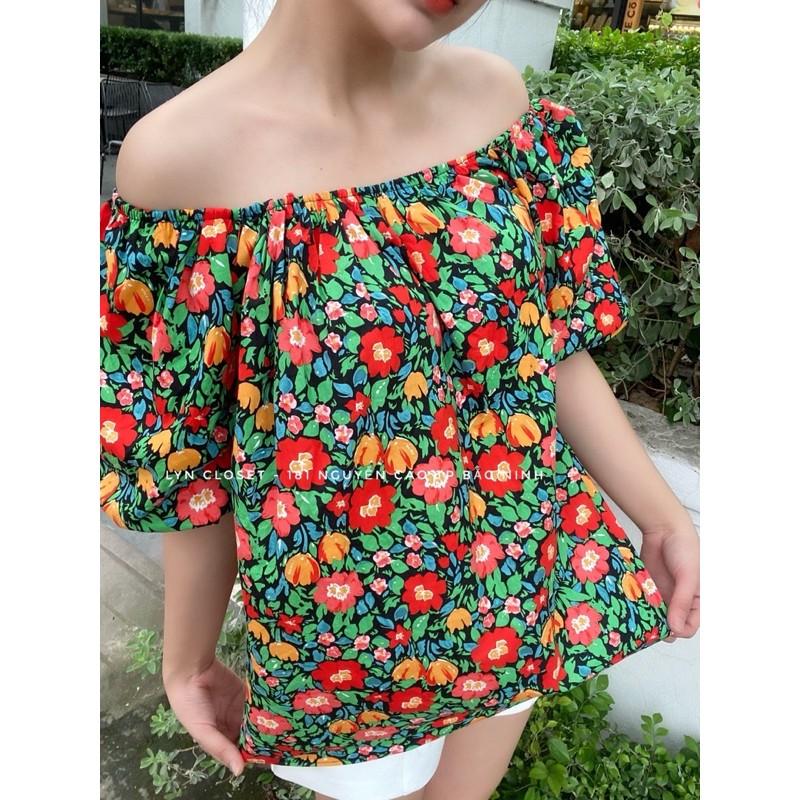 Áo trễ vai tay bồng