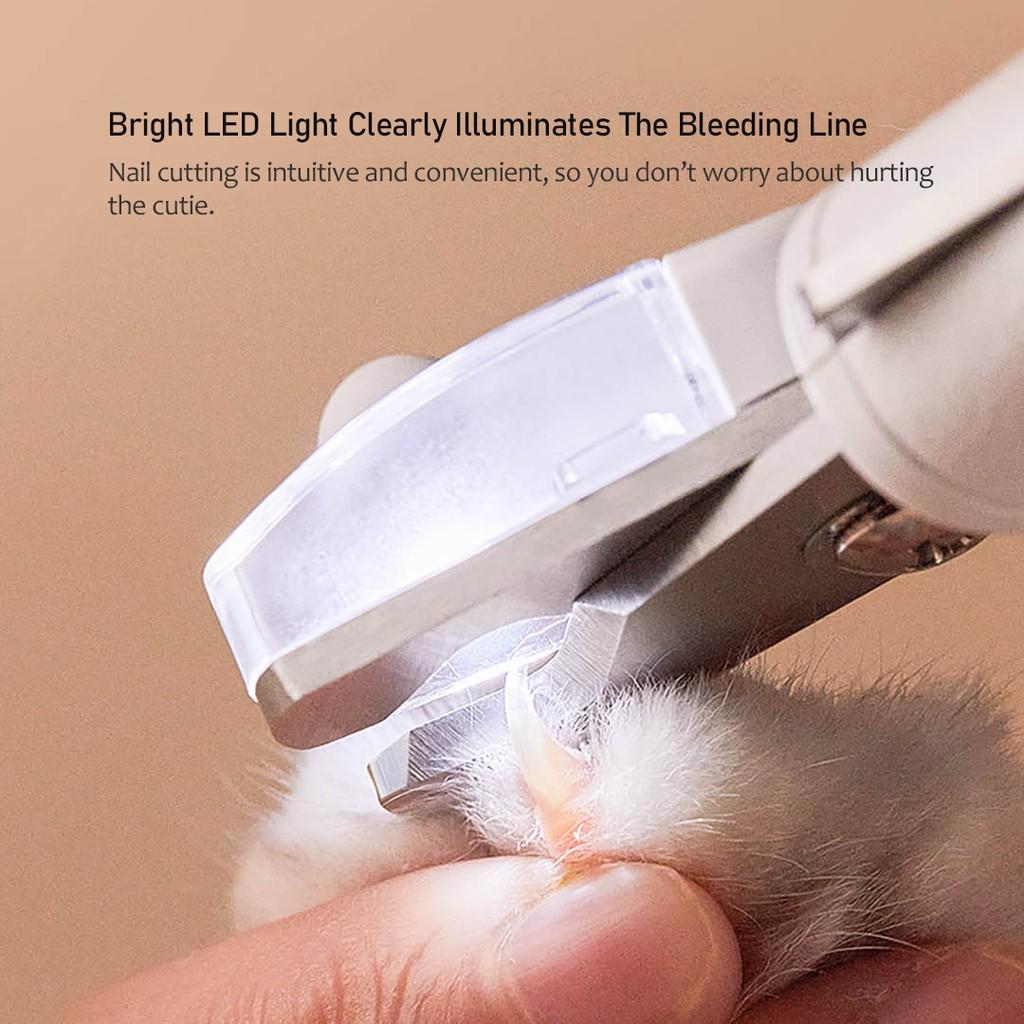 Dụng Cụ Cắt Móng PETKIT Với Đèn Led Chuyên Nghiệp Tiện Lợi Cho Chó Mèo