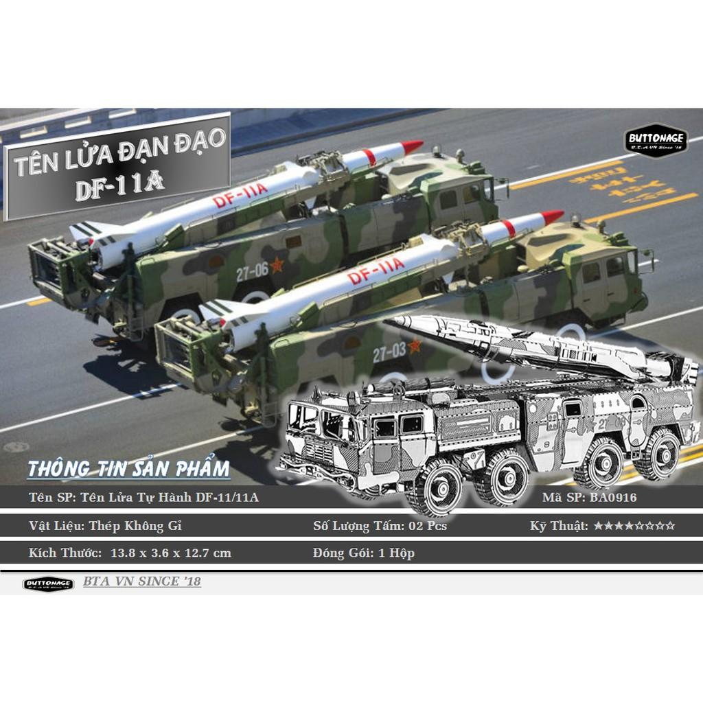 Mô Hình Lắp Ráp 3d Tên Lửa Tự Hành DF-11A