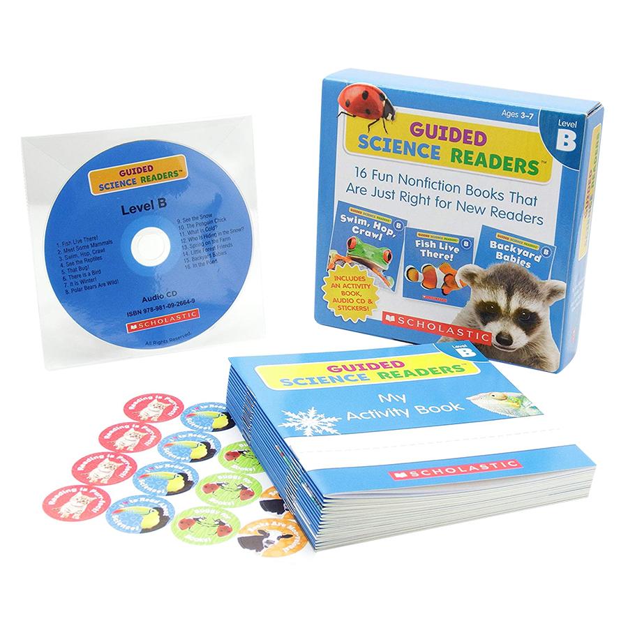 [Hàng thanh lý miễn đổi trả] Guided Science Readers Level B (With CD)