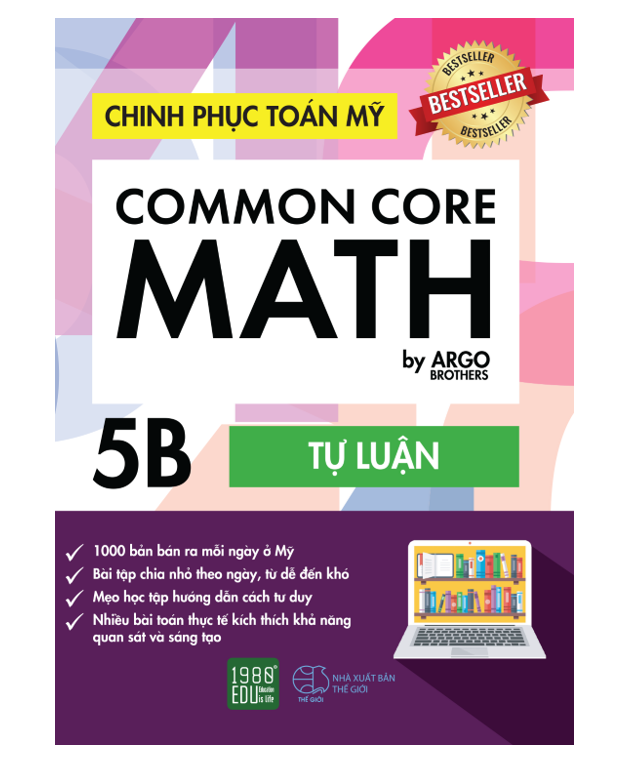 Sách - Common Core Math - Chinh phục Toán Mỹ 5B