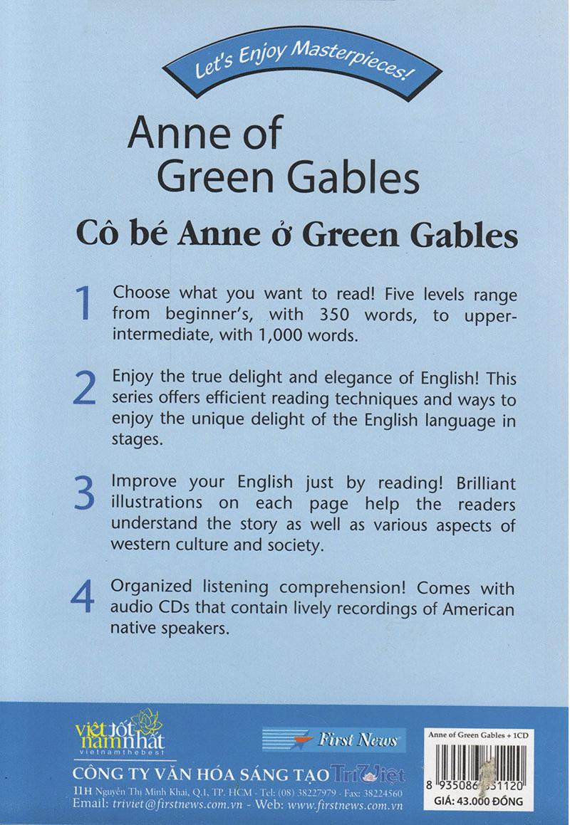 Happy Reader - Cô Bé Anne Ở Green Gables (Kèm 1CD) (Tái Bản)