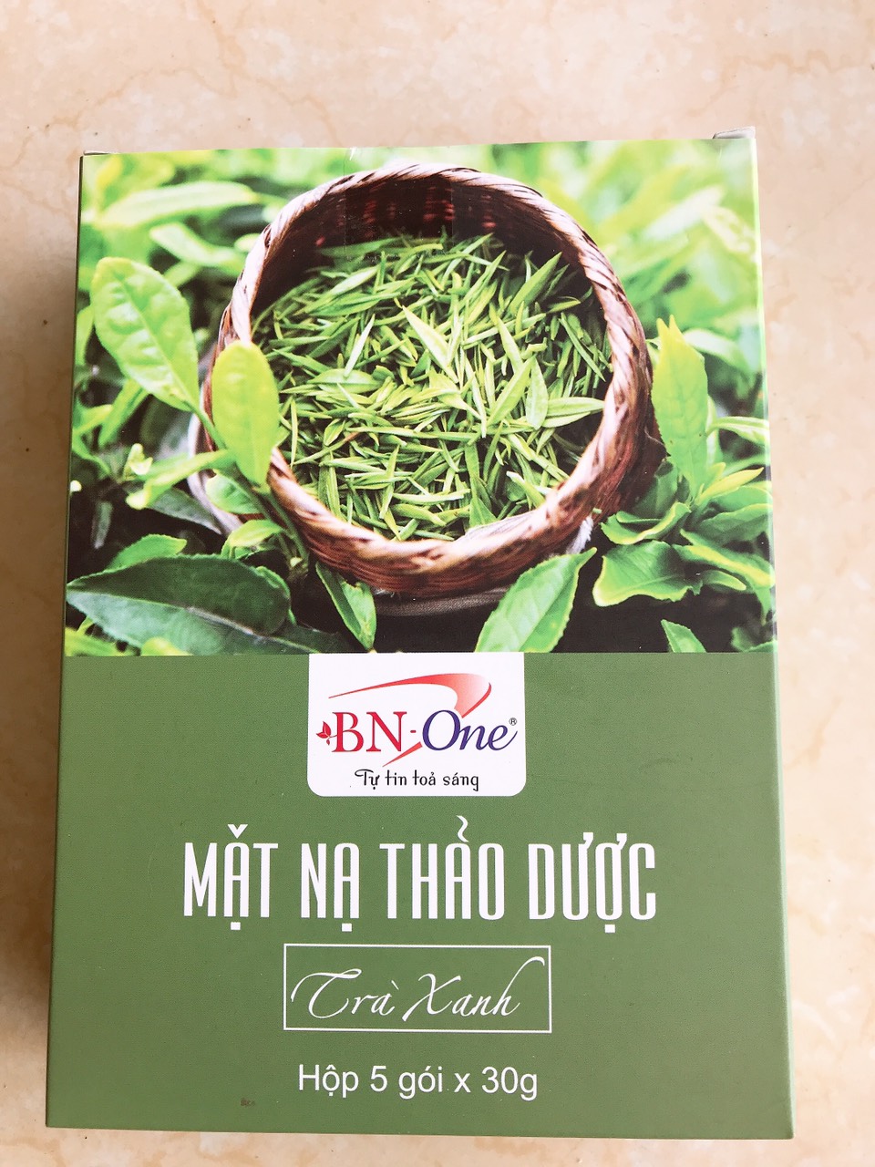 Mặt nạ Thảo dược BN ONE Trà Xanh