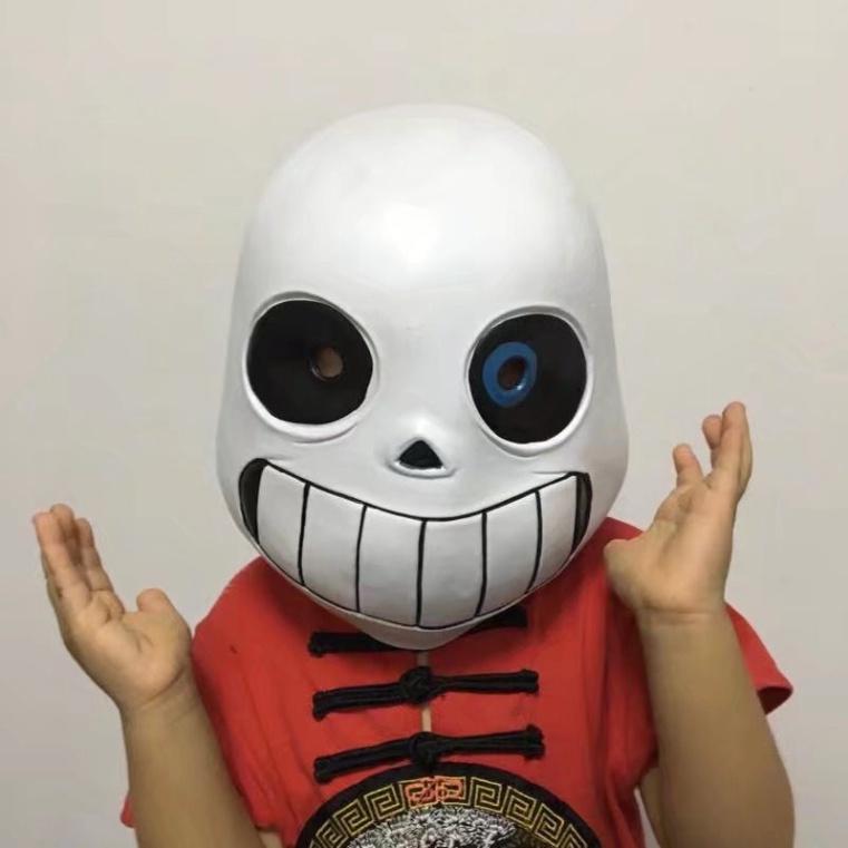 MẶT NẠ Sans Papyrus hóa trang Mắt Xanh Mắt Đen phù hợp cho Halloween trung thu lễ hội sự kiện cosplay