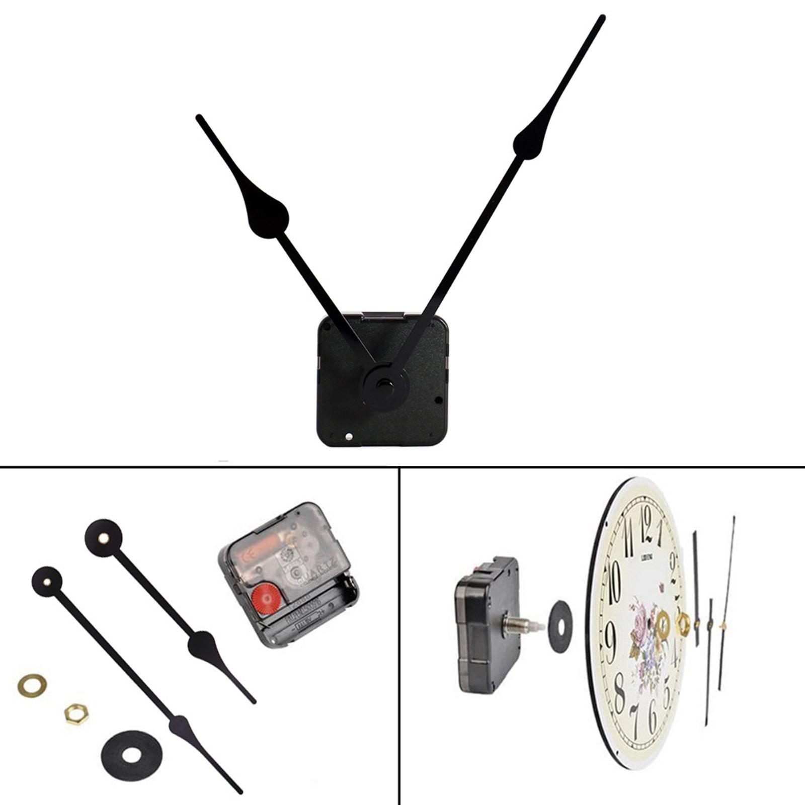 Quartz Clock Movement Hand for DIY Repair Replacement Custom Clock Black
