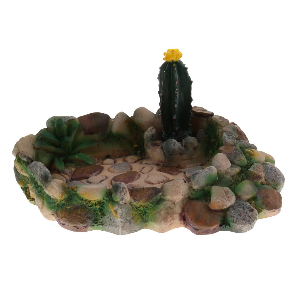 Reptile Food Water Dish Vivarium Decoration