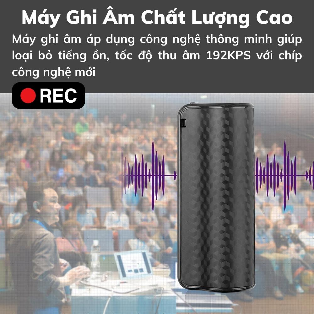 Máy ghi âm chuyên nghiệp TR3 Pin hoạt động 500 giờ liên tục