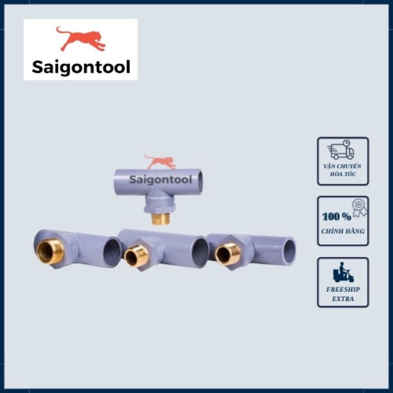 Tê răng (thau) răng trong/răng ngoài - siêu bền, siêu khít, phụ kiện ống nước PVC có ren trong/ngoài