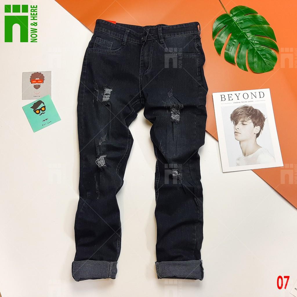 Quần jean nam cao cấp, quần ngố nam đẹp chất - NH Shop