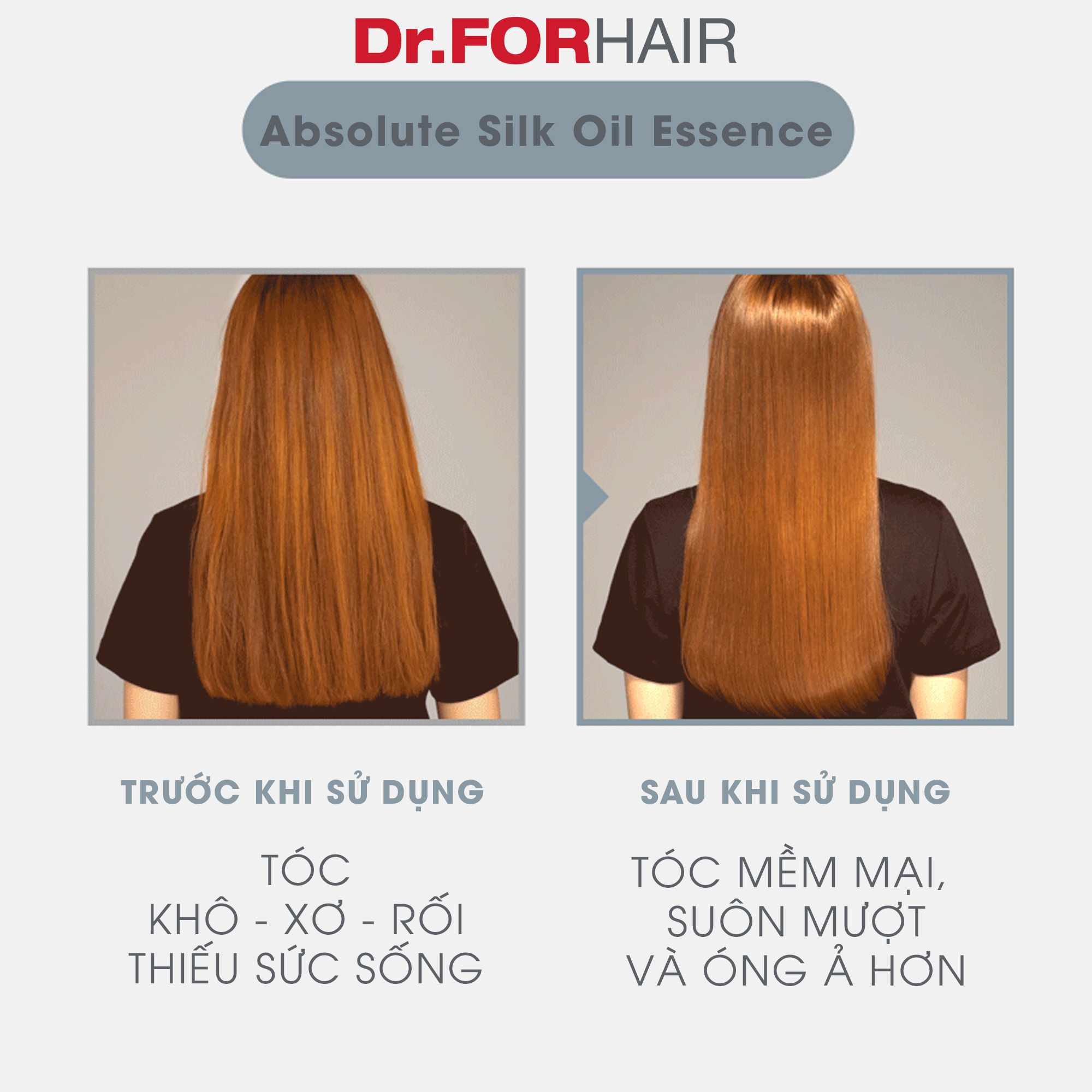 Tinh chất dưỡng tóc Dr.ForHair suôn mượt, giữ màu tóc nhuộm Dr For Hair Absolute Silk 100ml