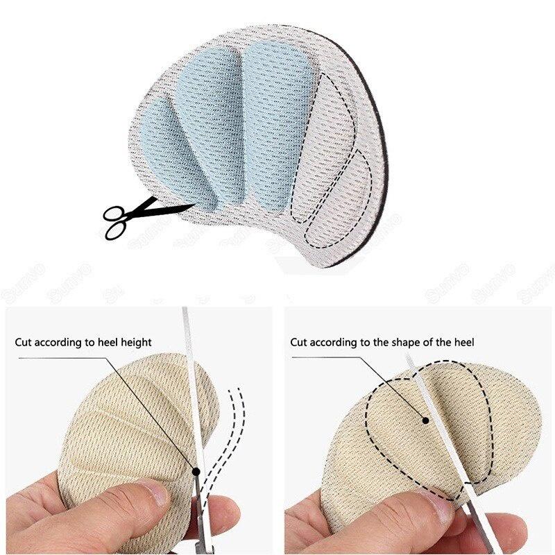 Self-Adhesive Insoles for Sport Running Shoes Adjust Size Heel Liner Grips Protector Sticker Pain Relief Patch Foot Care Pad