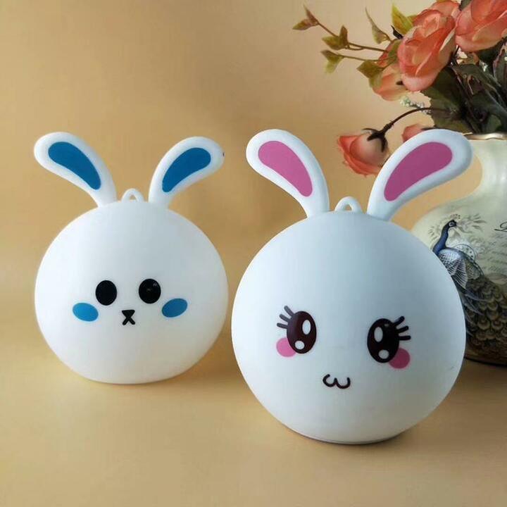 Đèn ngủ Cảm ứng Đổi màu hình thỏ siêu Dễ Thương