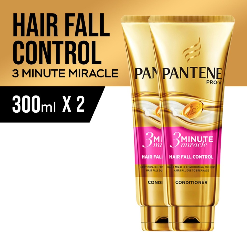 COMBO 2 tuýp kem xả Pantene 3 Phút diệu kỳ Ngăn rụng tóc 300ml