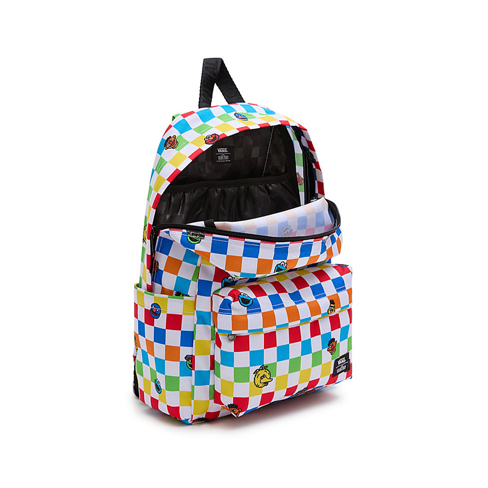 Balo Vans New Skool Backpack Sesame Street VN000628CB5