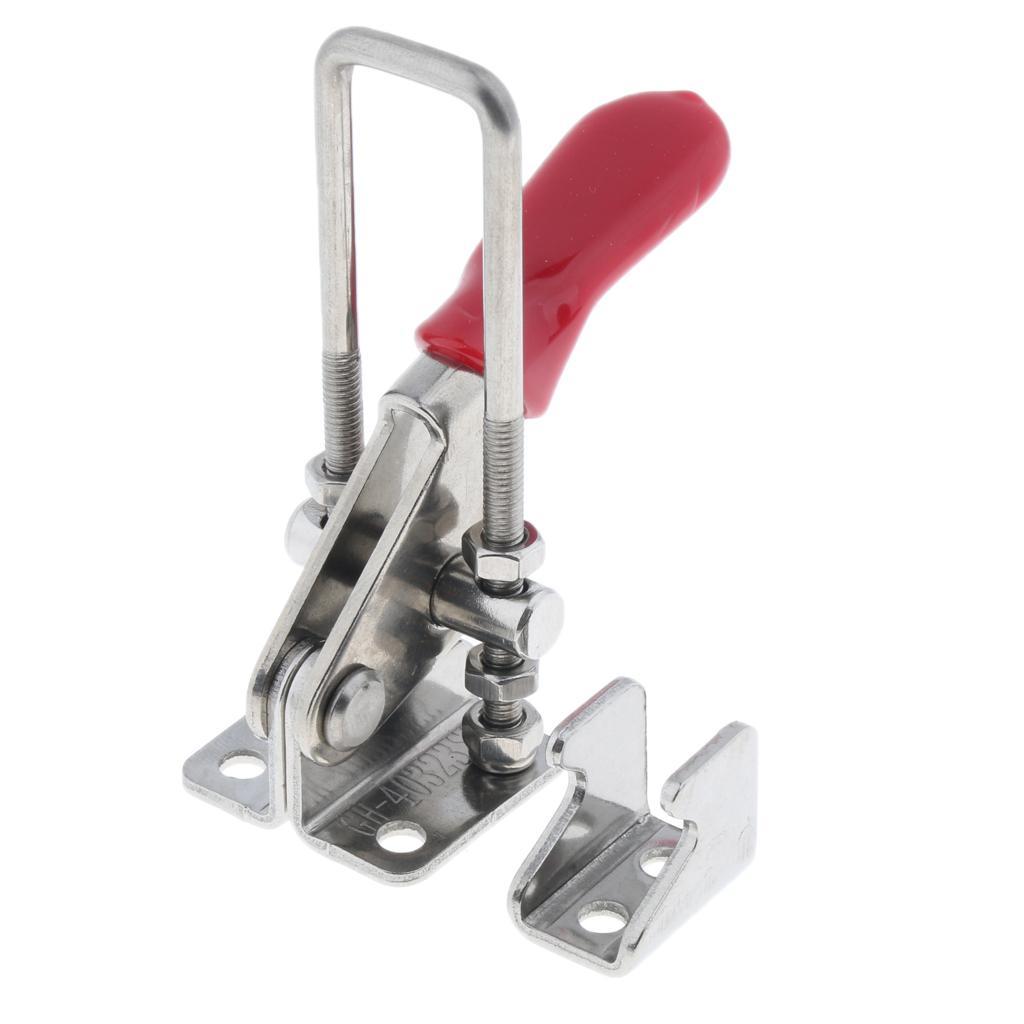 8x Premium Stainless Steel Quick Release Latch Type Toggle Clamp Hand Tool 170kg/374lbs