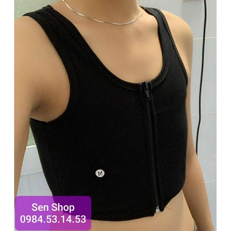 ÁO NỊT NGỰC TOMBOY DÂY KÉO TRƯỚC- ÁO NỊT NGỰC DÂY KÉO TRƯỚC LOẠI NGẮN