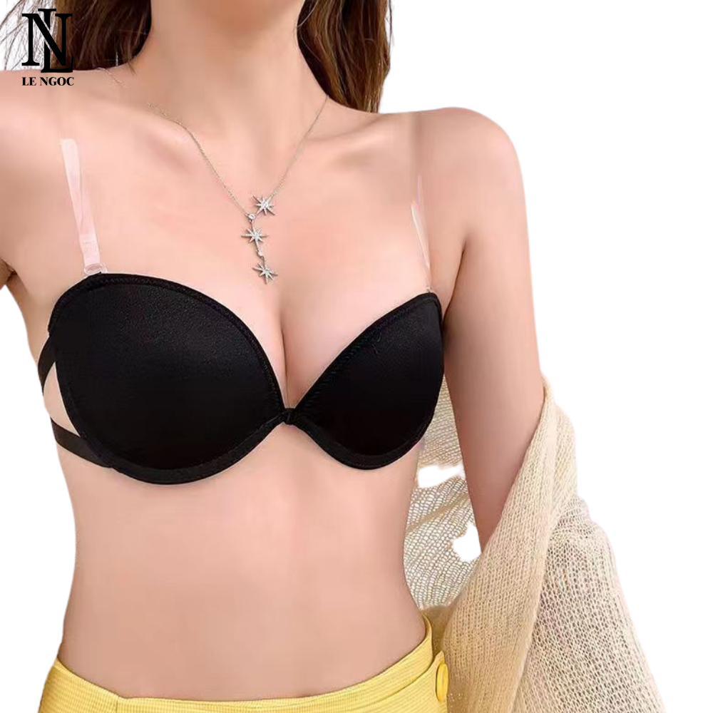 Áo Ngực Su Cúp Ngang, Áo Ngực Không Dây Nâng Ngực LN076