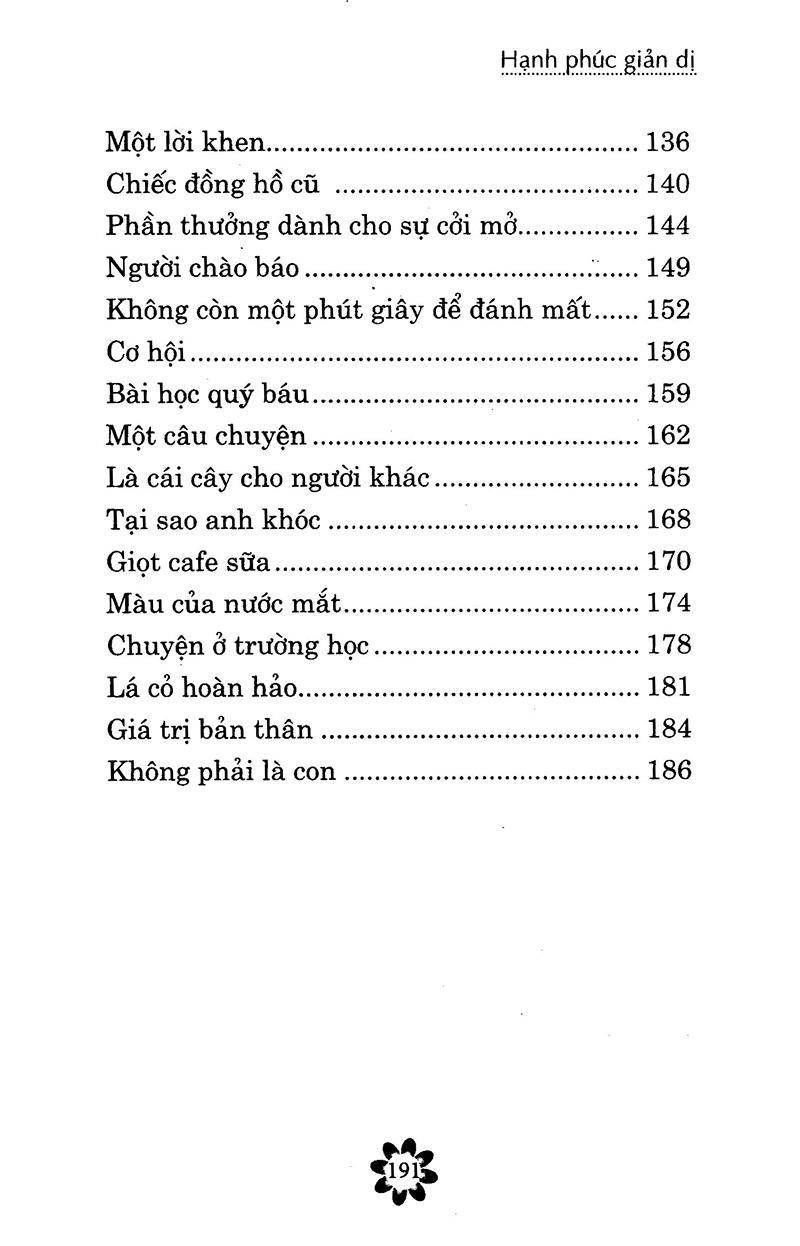 Sống Đẹp - Hạnh Phúc Giản Dị