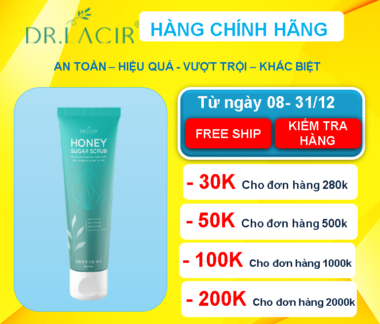 [[ Tẩy Da Chết Sinh Học - 5 Trong 1 ]] - DR. LACIR - Tẩy Tế Bào Da Chết Gây Xỉn Màu, Đào Thải Độc Tố, Ngừa Lão Hoá, Ngừa Mụn Bít Tắc, Sáng Da - Hàng Chính Hãng Hàn Quốc