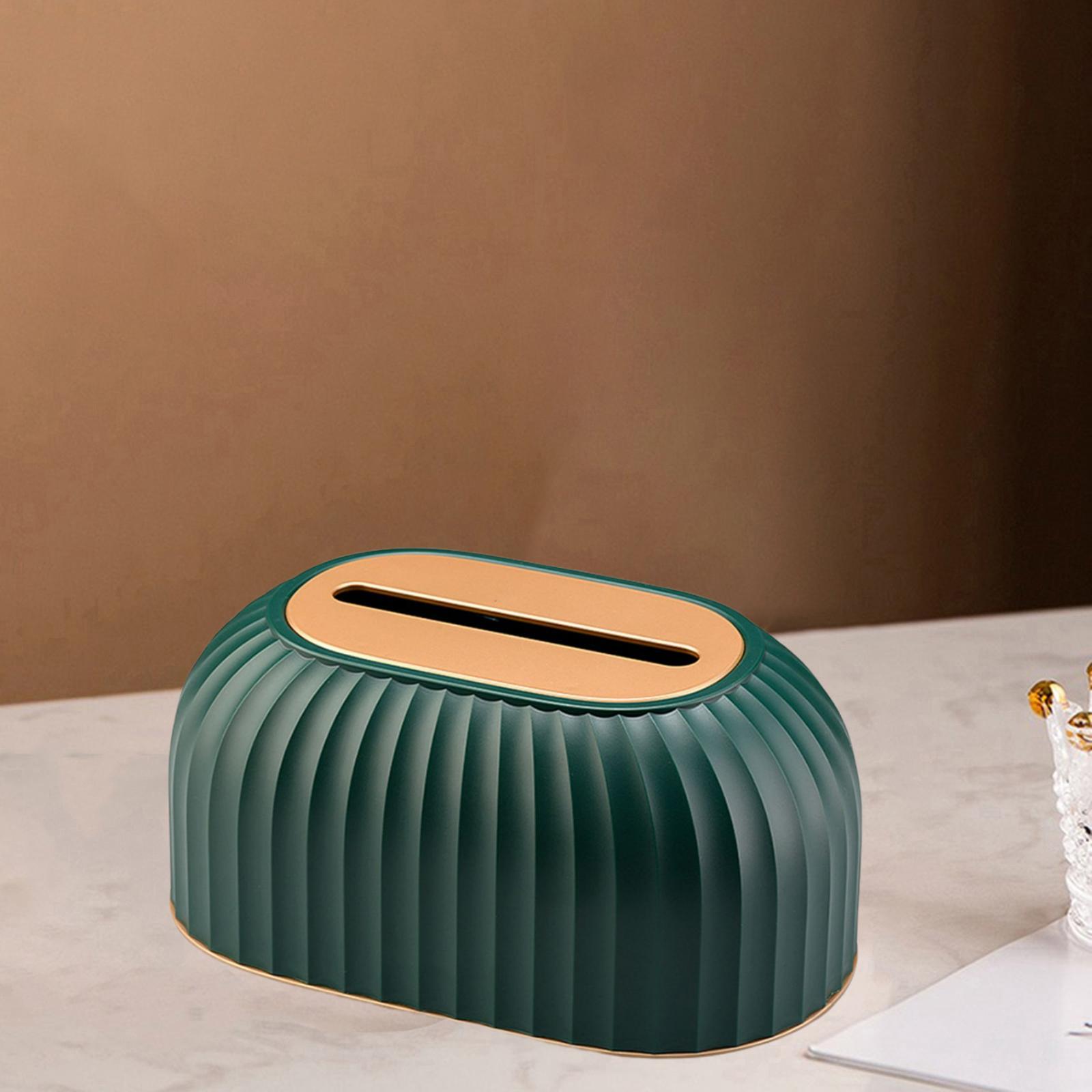 Tissue Storage Box Holder Light Luxury Dispenser Organizer for Car Office