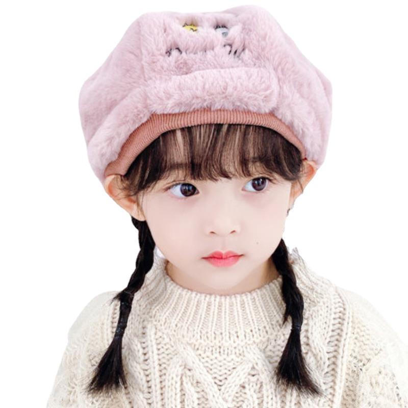 Mới Mùa Đông Cho Bé Mũ Nồi Mũ Ấm Sang Trọng Trẻ Em Nón Bé Trai Bé Gái Bò Nắp Ngoài Trời Trẻ Em Nón Bé Yêu Đạo Cụ Chụp Ảnh