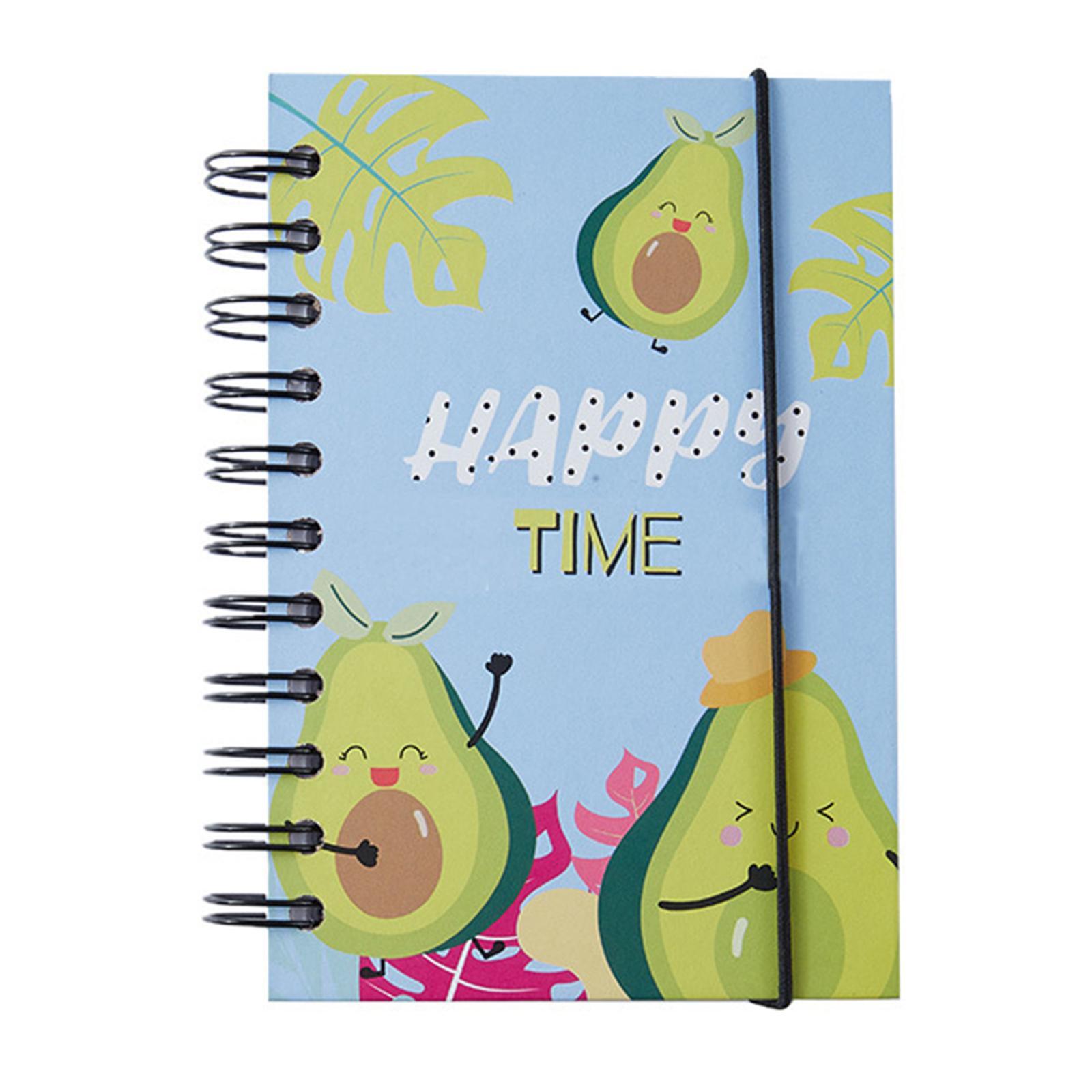 Spiral Bound Notebook, Colorful Spiral Bound Ruled Notebook, for School Supplies Office