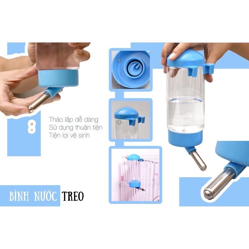 BÌNH NƯỚC TREO TRONG CHUỒNG 400ml cho chó mèo