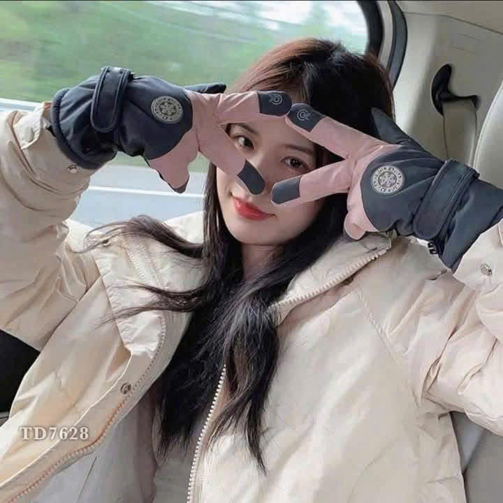 Găng Tay Đi Xe Máy Lót Lông Giữ Ấm Mùa Đông – Chống Nước, Chống Gió, Chống Trượt Cho Nam Nữ - Hàng Chính Hãng MINIIN