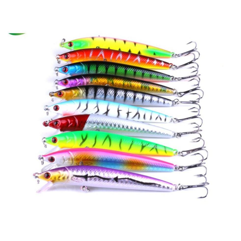 Mồi Câu Minnow lure dài 9cm nặng 8,5gr, chuyên cá chẽm , cá mú, cá ngão , cá biển