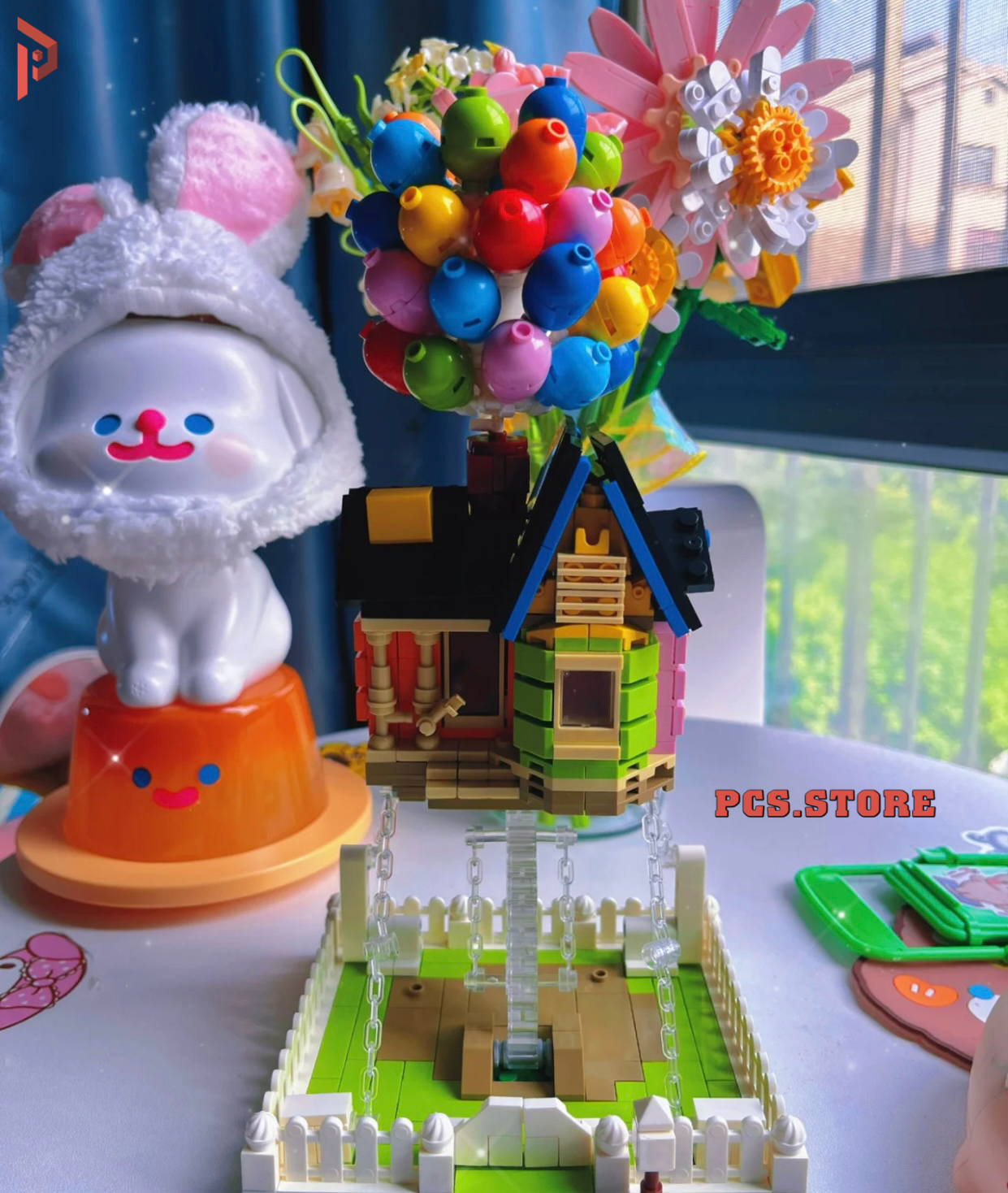 Đồ Chơi Lắp Ráp Mô Hình Ngôi Nhà Bóng Bay Trong Phim Up Balloon House - PCS STORE