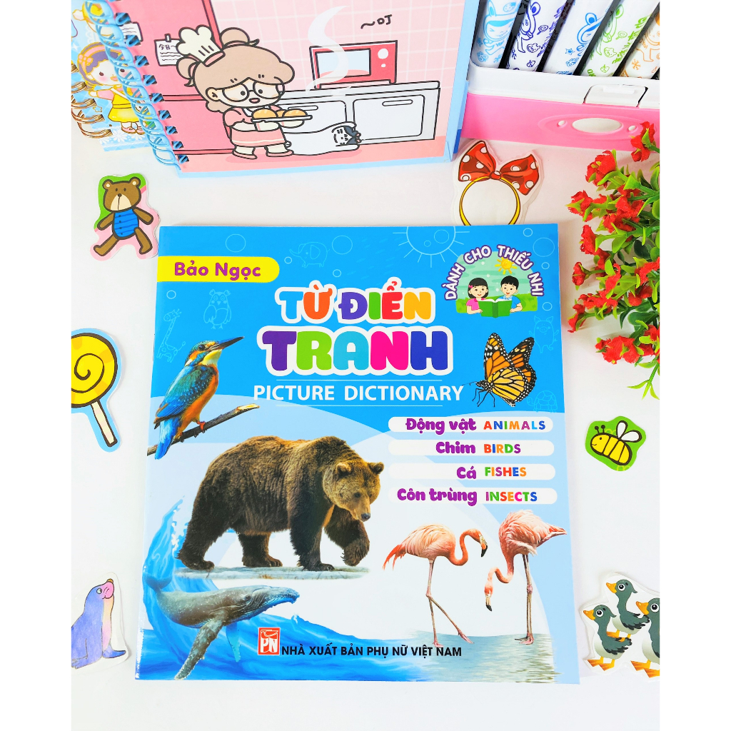Sách - Combo 8 cuốn Từ Điển Tranh Dành Cho Thiếu Nhi - ndbooks
