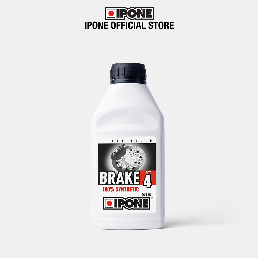 Dầu Thắng Dot4 Tổng Hợp Ipone Brake Dot 4 (500ml) - Hàng Chính Hãng