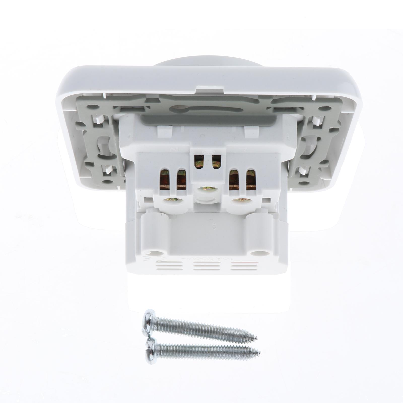 Wall Mounted Socket Square Panel European Plug Socket Widely Used for Home