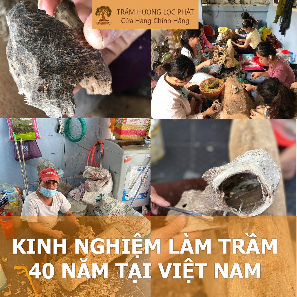 Nụ Trầm Hương Tự Nhiên, Nhang Trầm Hương Xông Nhà Của Trầm Hương Lộc Phát Cao Cấp Loại (hộp 3 viên)