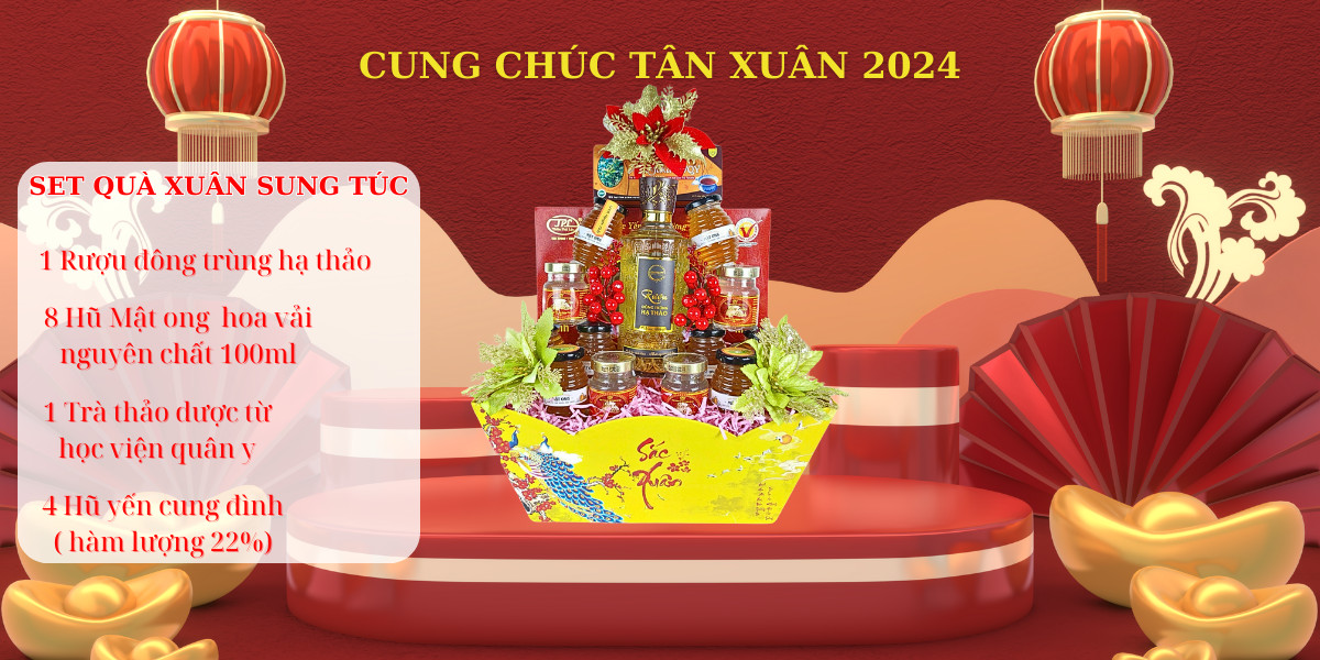 Set quà tết 2024 - SET QUÀ XUÂN SUNG TÚC