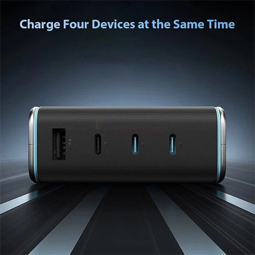 Cốc sạc Cuktech GaN 1USB 3Type-C 140W PD3.1 AD1404U - Hàng chính hãng