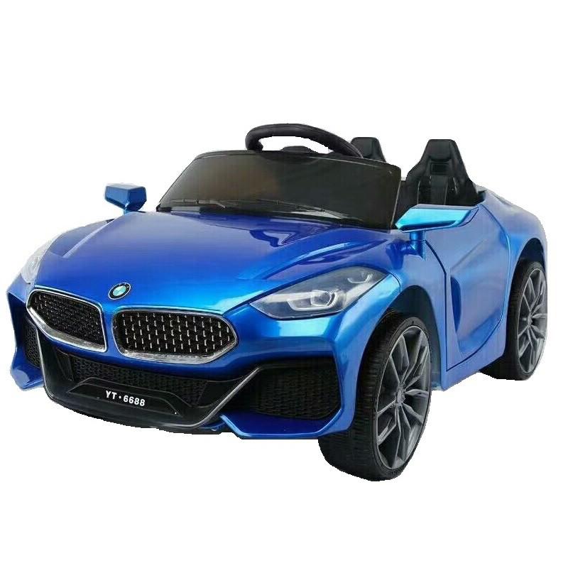 Ô tô xe điện trẻ em BMW YT6688 tự lái và remote 2 động cơ bảo hành 6 tháng (Đỏ-Cam-Trắng)